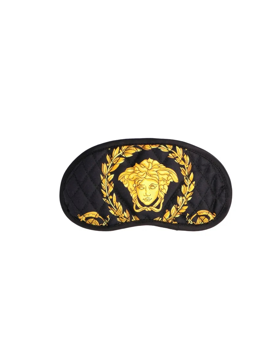 Baroque Print Quilted Eye Mask