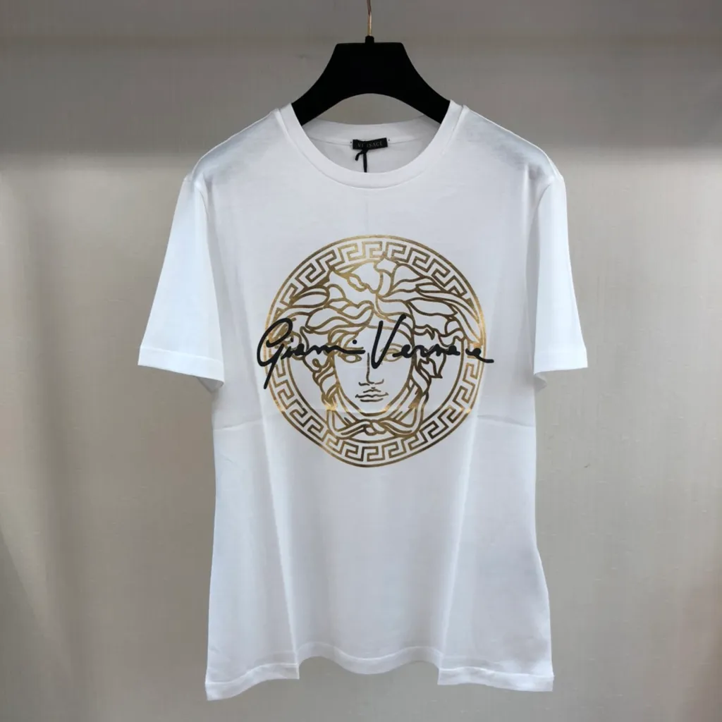 Metallic Medusa Print T-Shirt