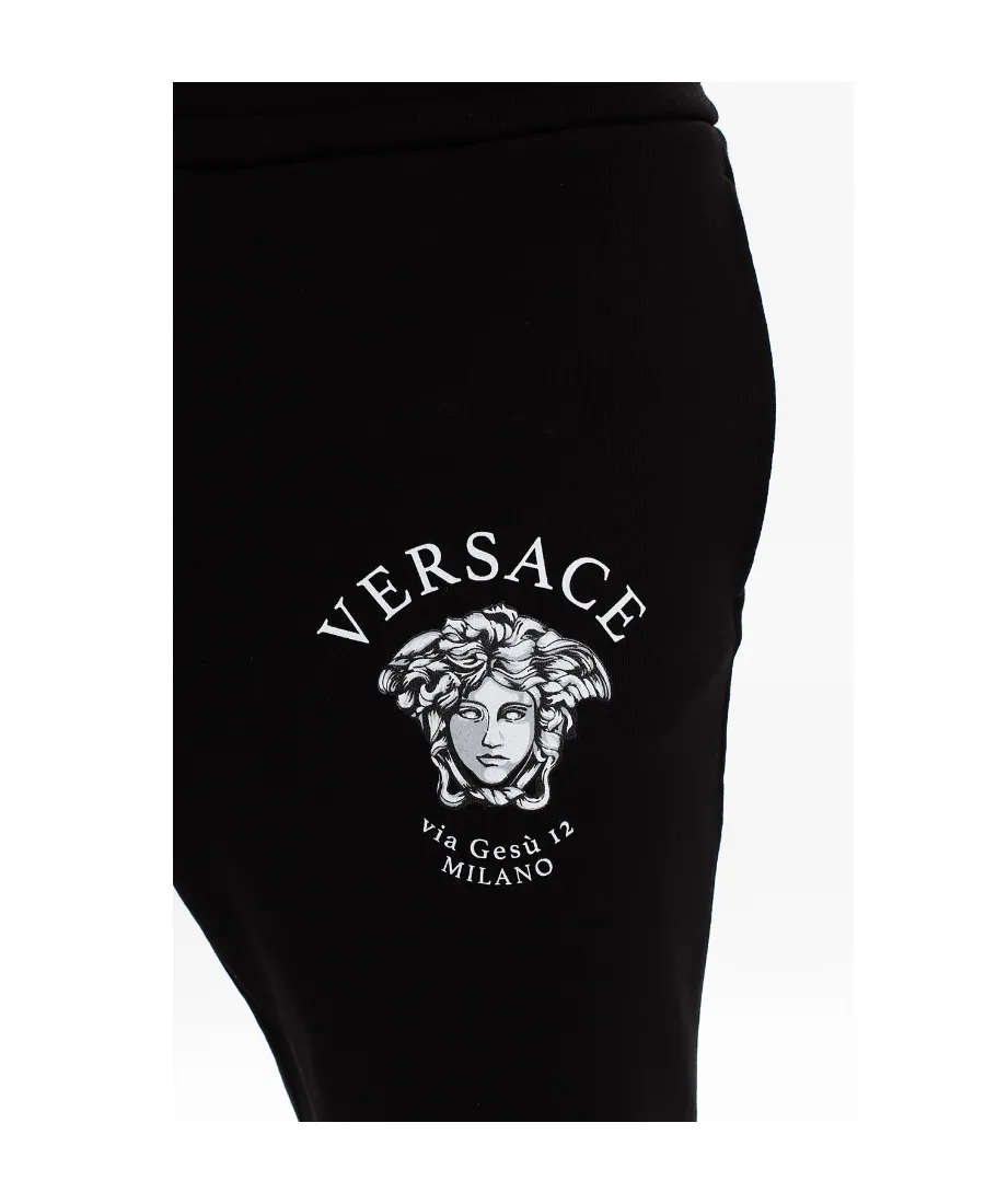 Medusa Head Cotton Track Trousers