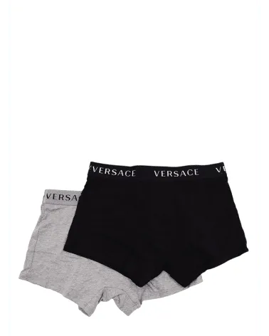 Set Of Two Logo-Waistband Boxers