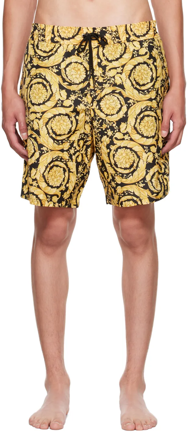 Barocco Printed Swim Shorts