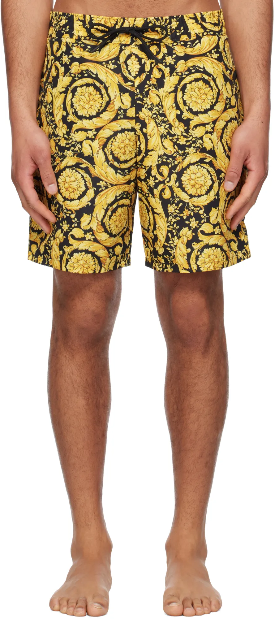 Barocco Printed Swim Shorts