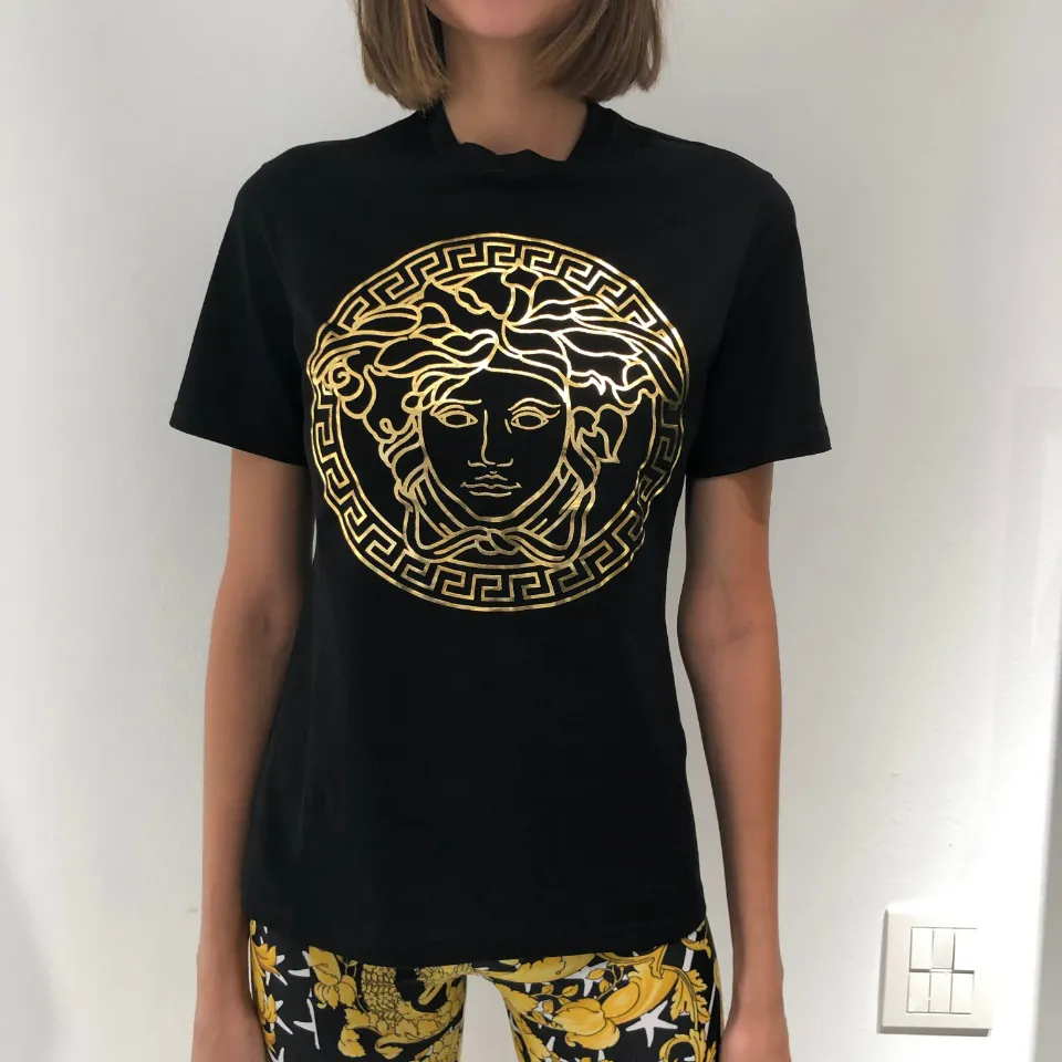 Medusa Motif Detail T-Shirt