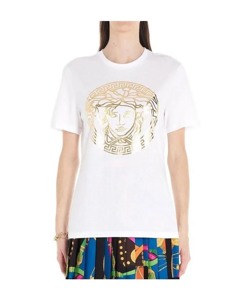Medusa Motif Detail T-Shirt