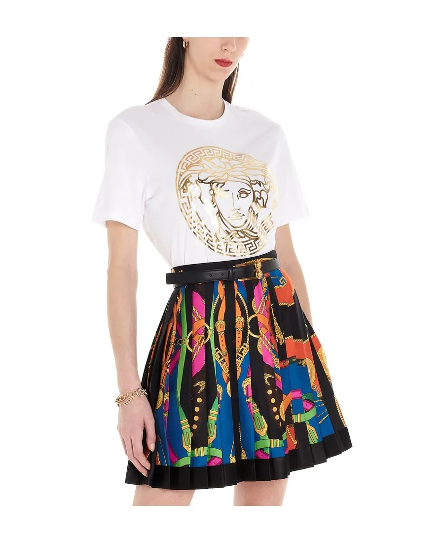 Medusa Motif Detail T-Shirt
