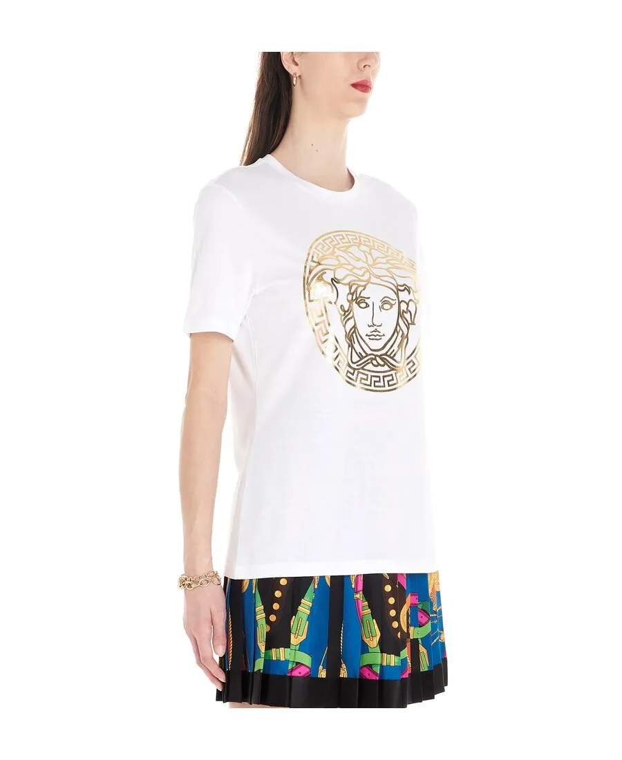 Medusa Motif Detail T-Shirt