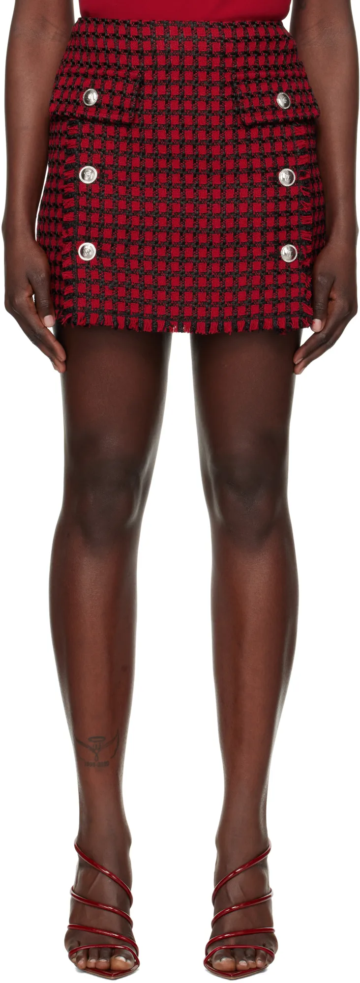 Checked Mini Skirt