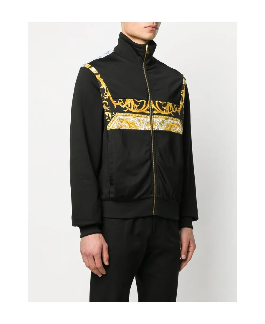 Barocco Logo Print Jacket