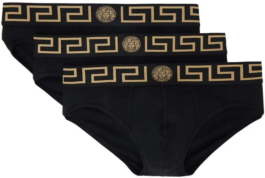 Medusa Waistband 3 Pack Briefs