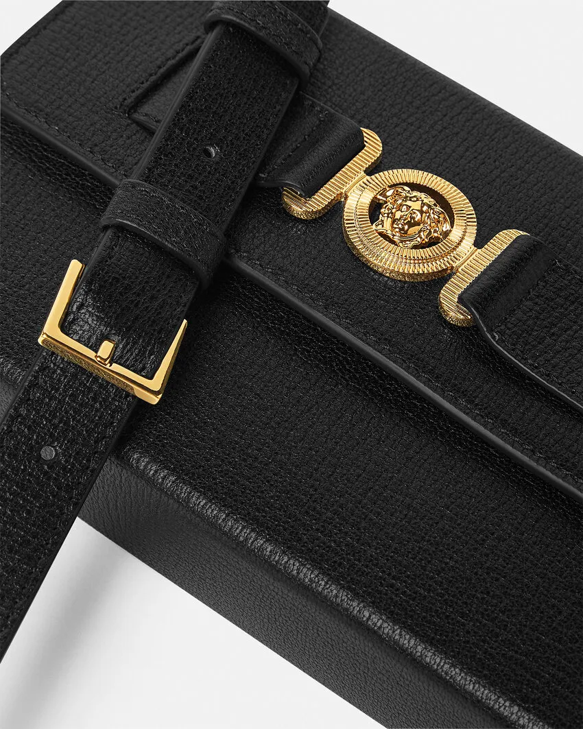 Medusa Plaque Shoulder Bag