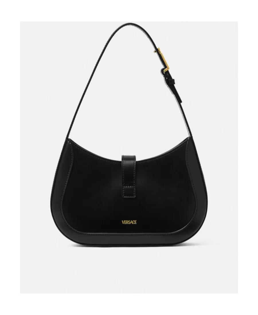 Greca Goddess Logo Plaque Small Shoulder Bag