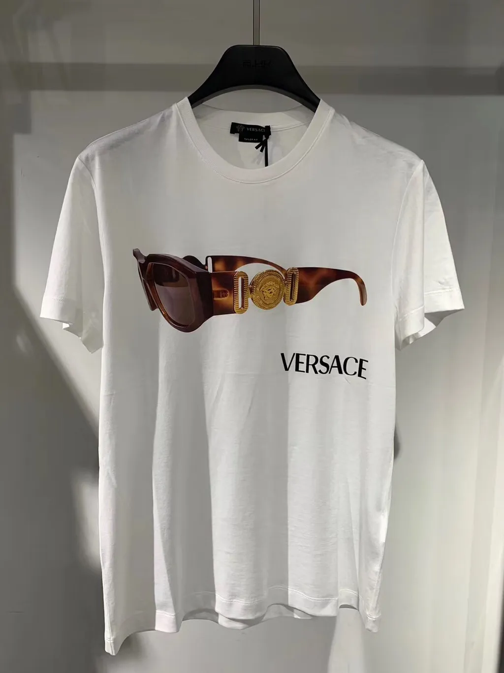 Logo Sunglasses Print T-Shirt