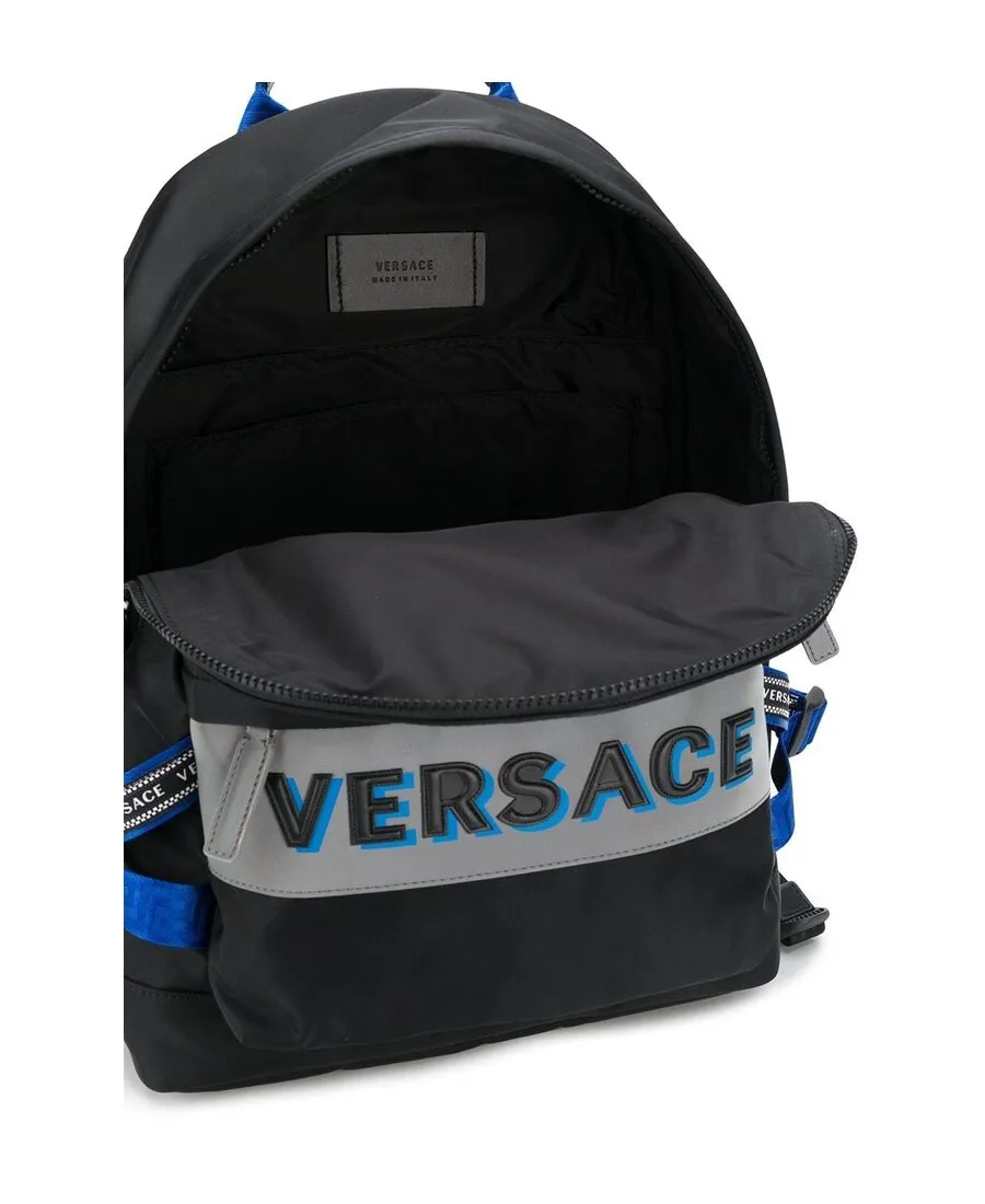 Logo Embossed Backpack