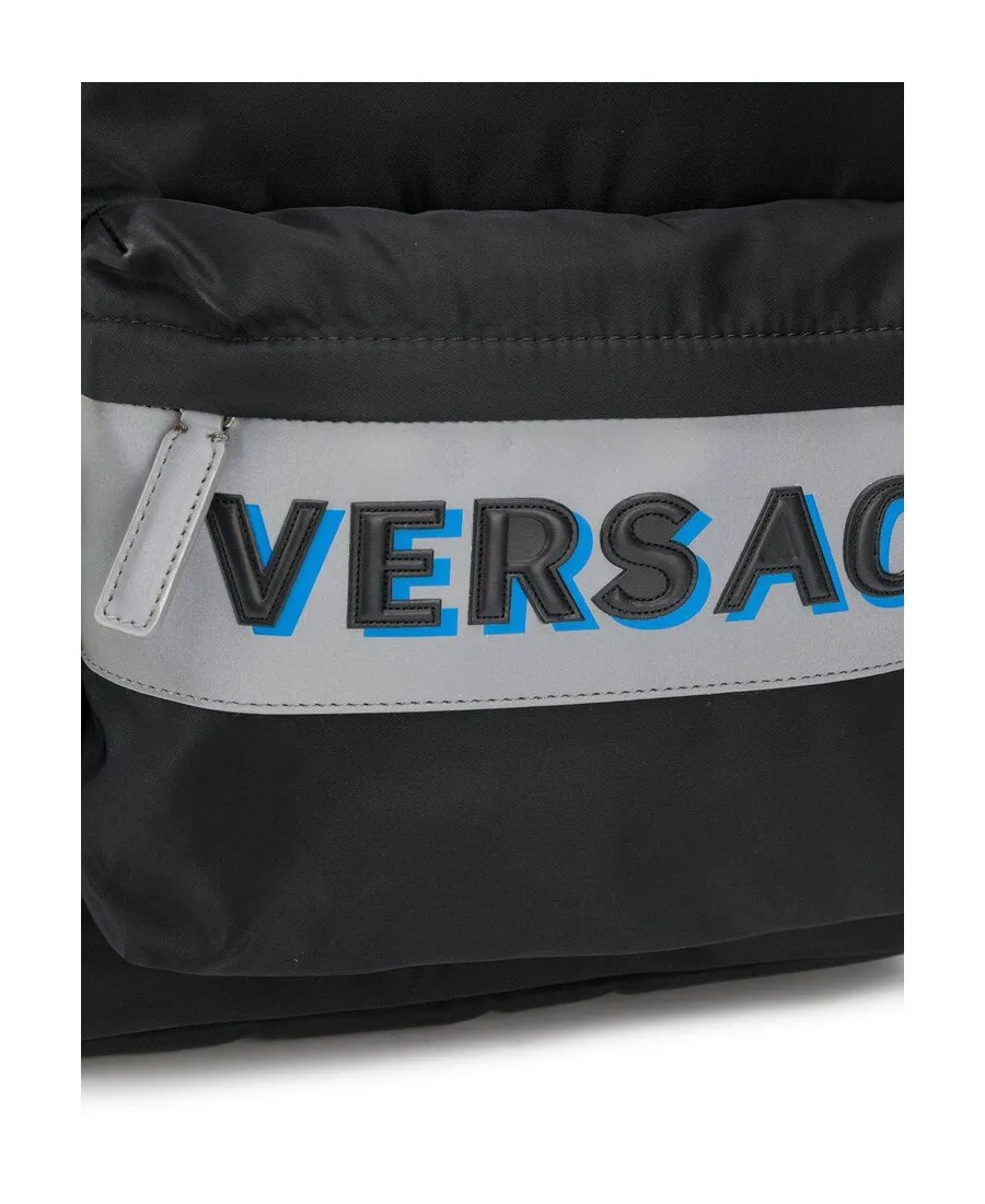 Logo Embossed Backpack
