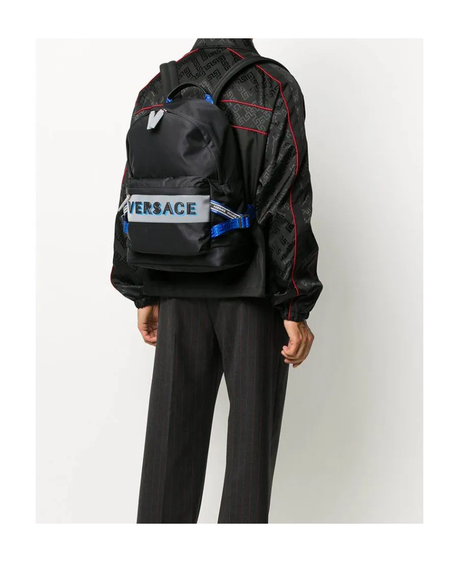 Logo Embossed Backpack