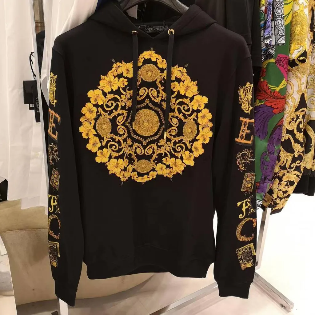Baroque Logo Hooded Hoodie