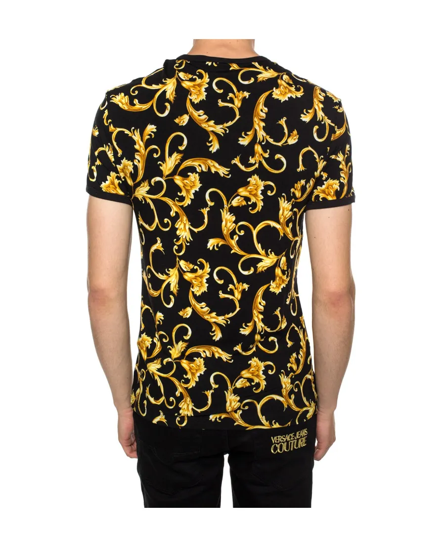 Printed Round Collar T-Shirt