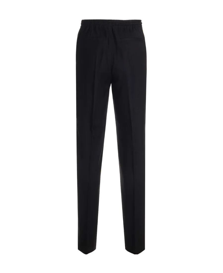 Drawstring Pleated Trousers