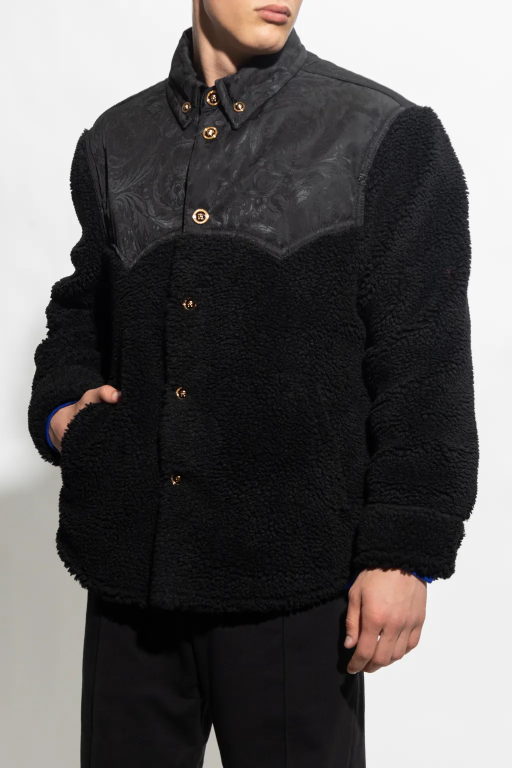 Panelled Button-Up Jacket