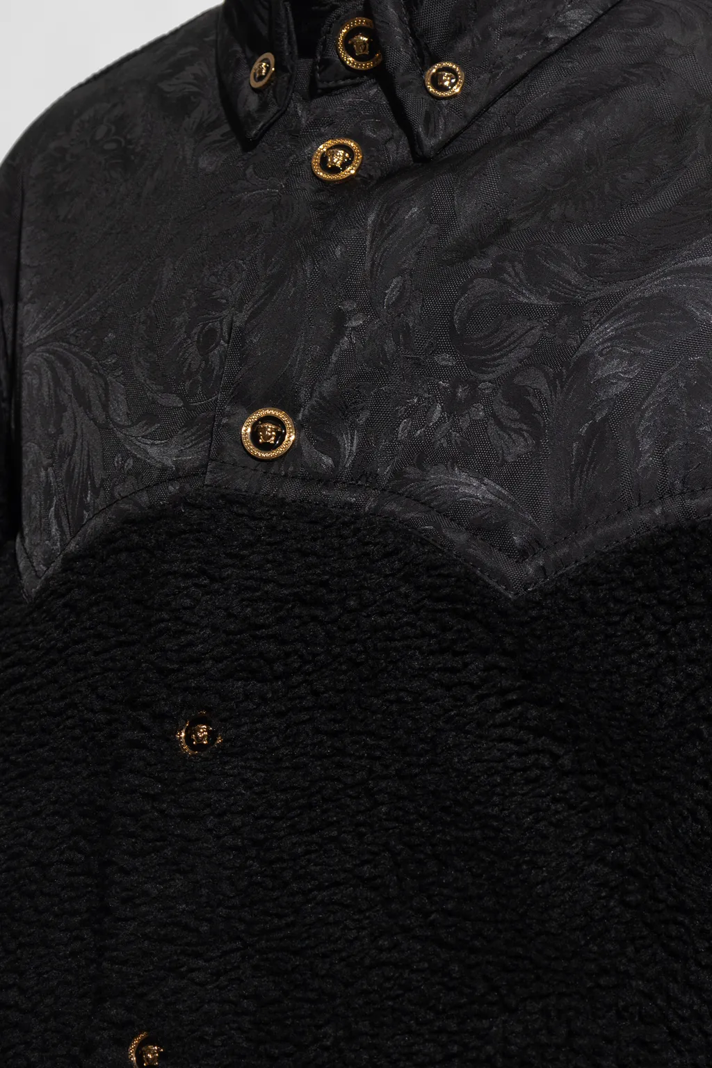 Panelled Button-Up Jacket