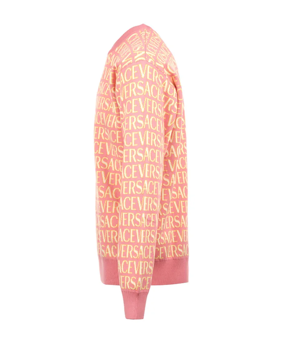 Long-Sleeved Sweater With Round Neck Logo