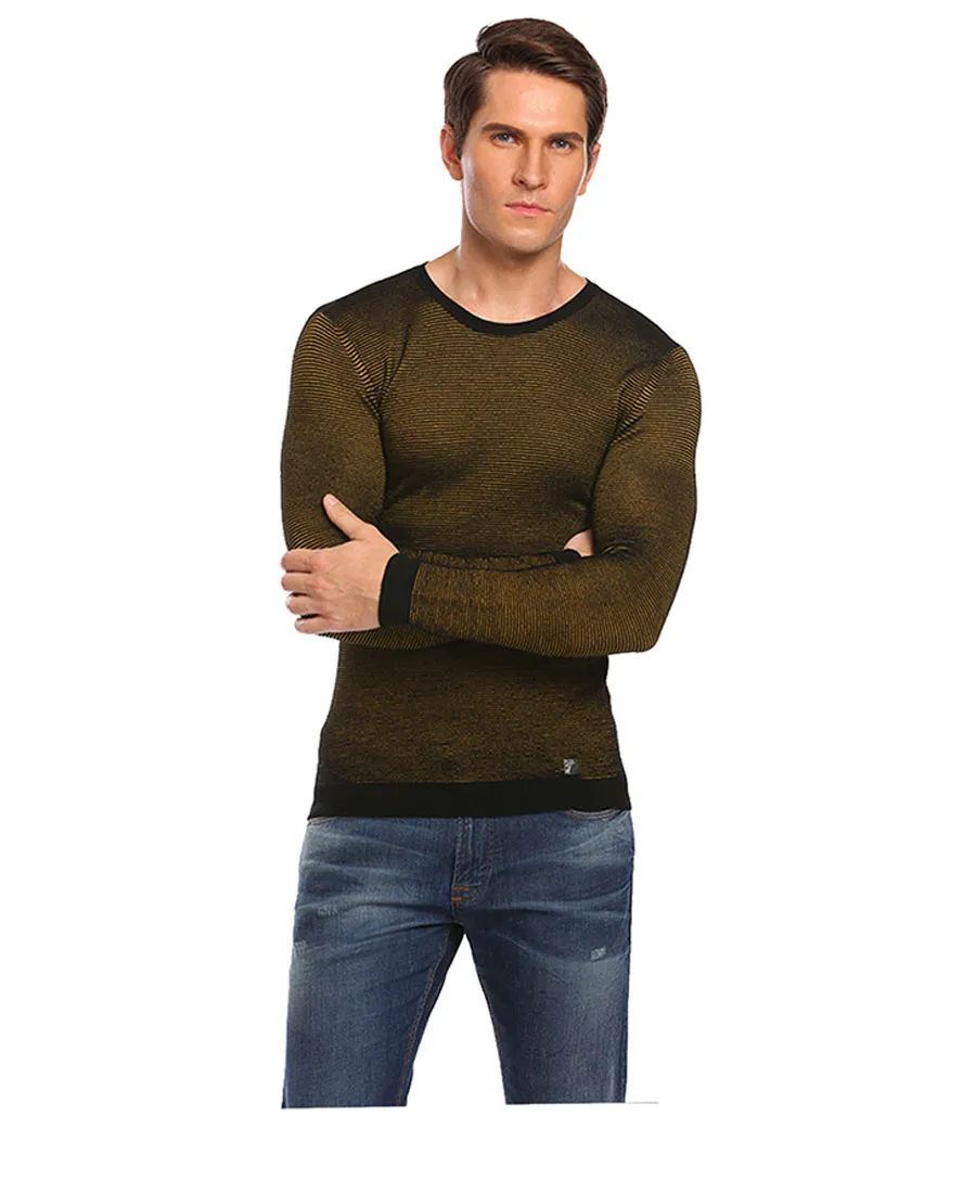 Striped Slim Pullover
