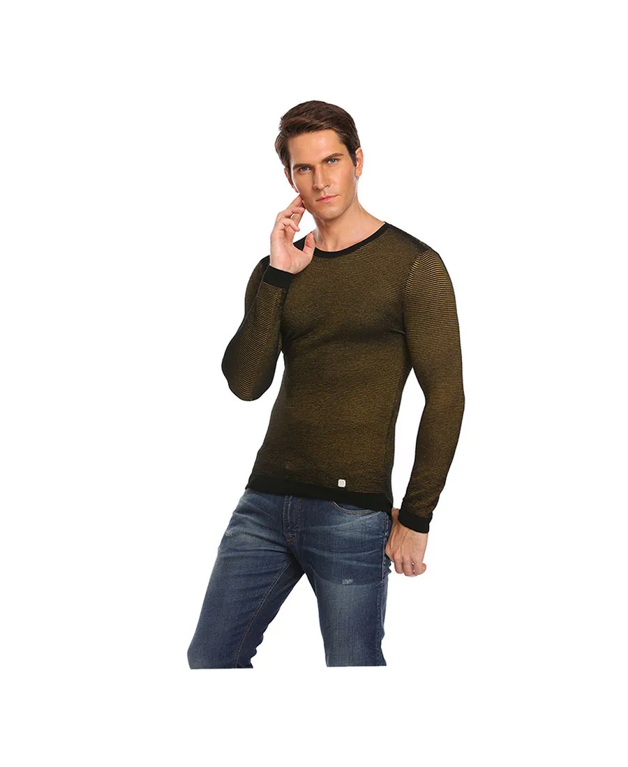 Striped Slim Pullover