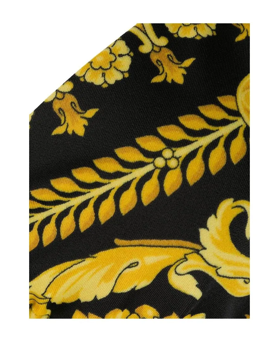 Baroque Printed Triangle Bikini Top