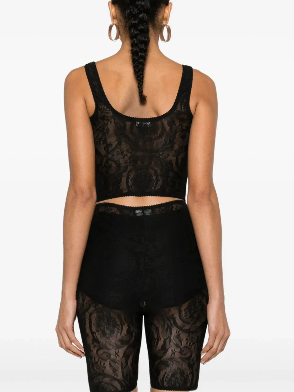 Medusa Head Floral-Lace Top