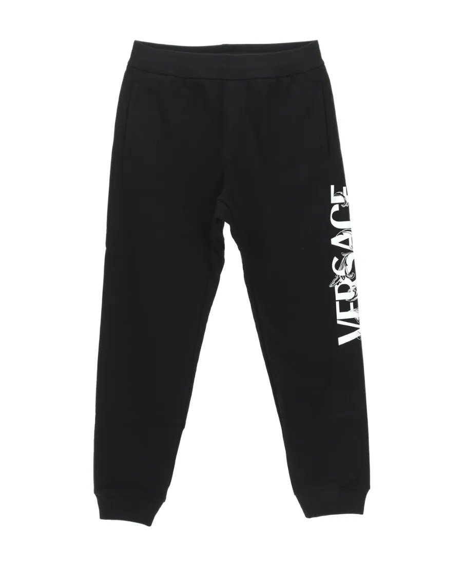Logo Printed Tapered Track Trousers