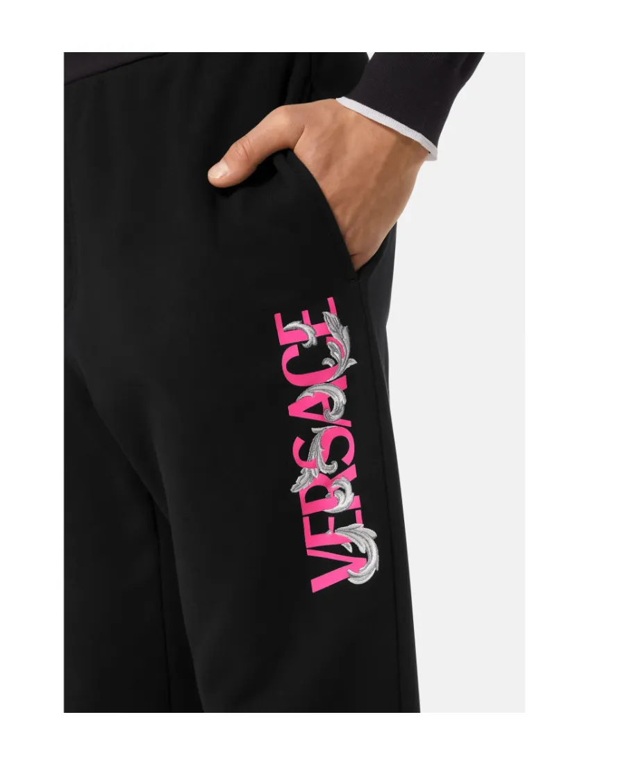 Logo Printed High Waist Track Pants