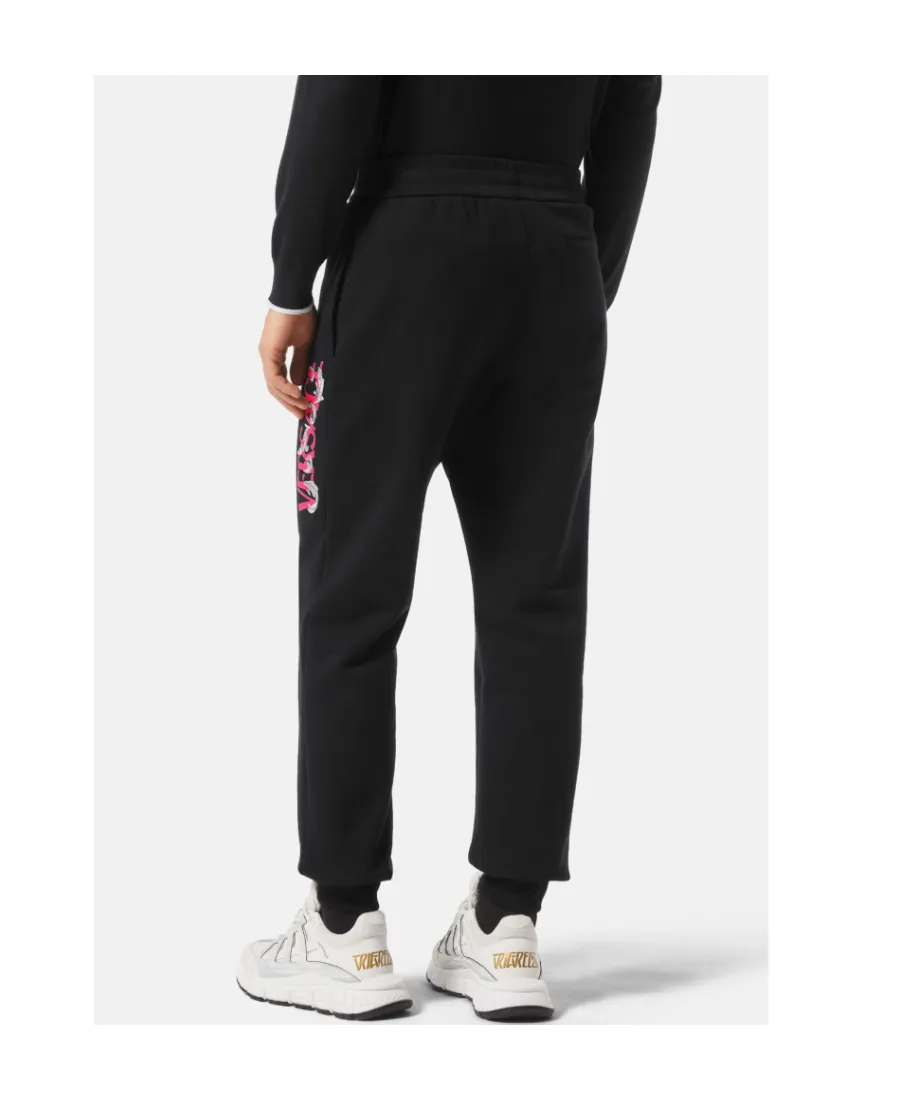 Logo Printed High Waist Track Pants
