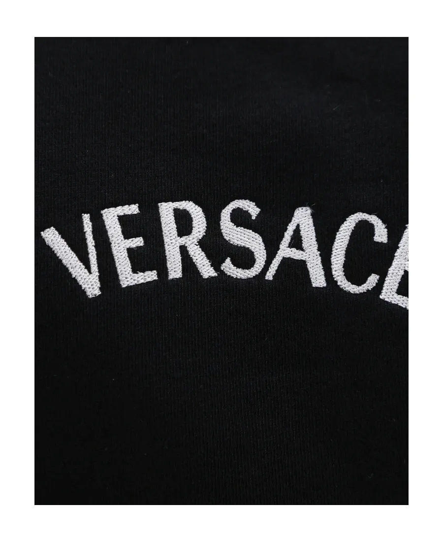 Milano Stamp-Embroidered Drawstring Hoodie