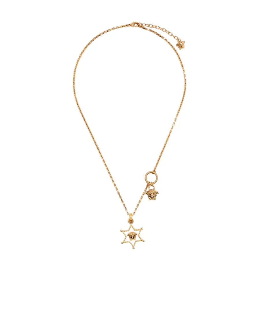 Medusa-Charm Detail Necklace