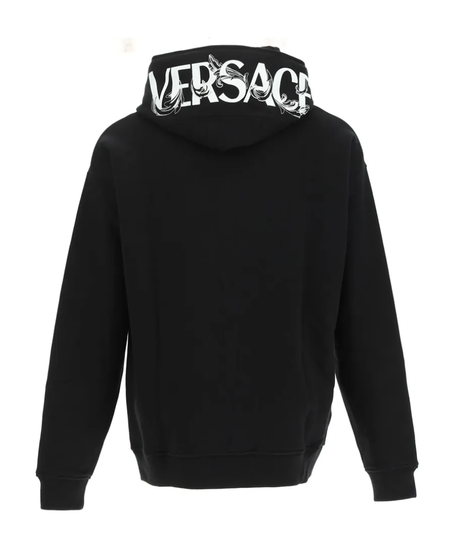 Logo-Print Zip-Fastening Hoodie