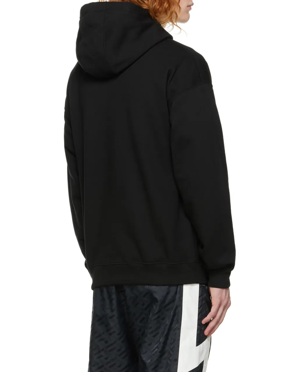 Logo Embroidered Long Sleeved Hoodie