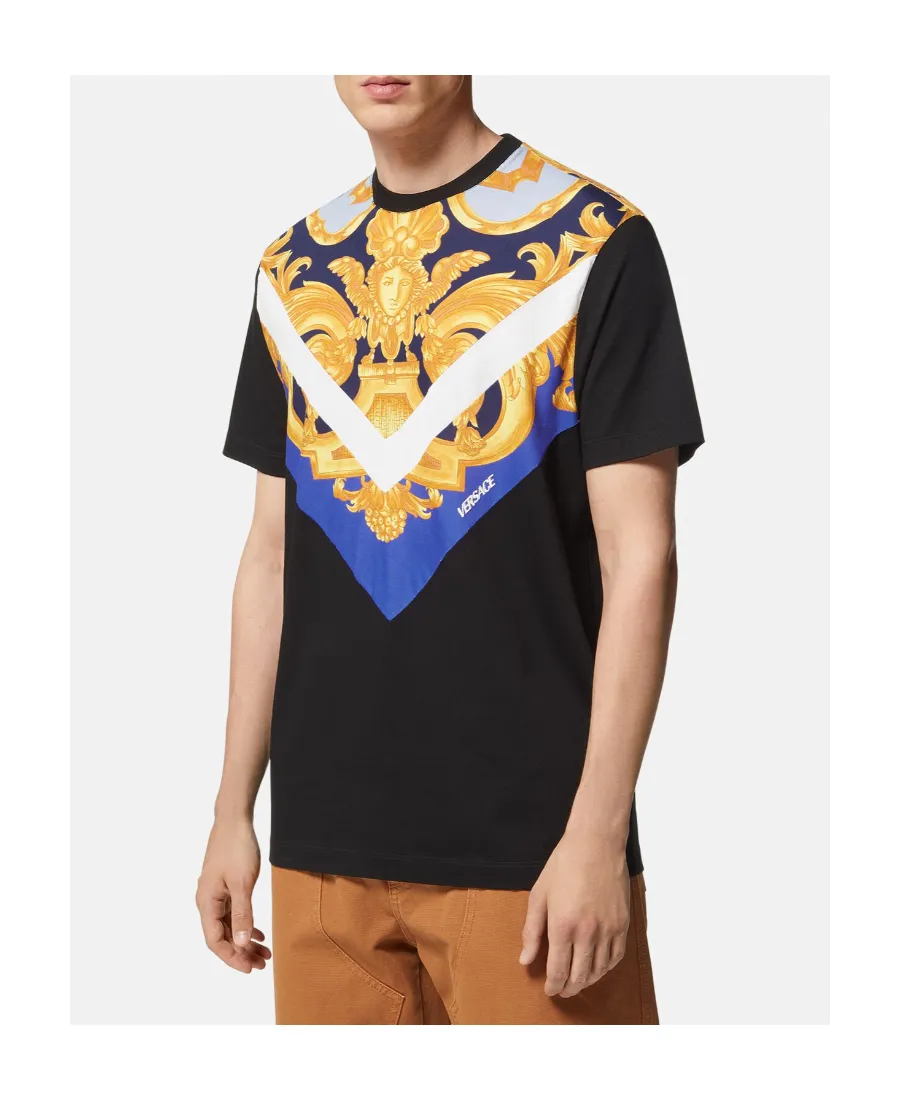 Medusa-Print Detail T-Shirt