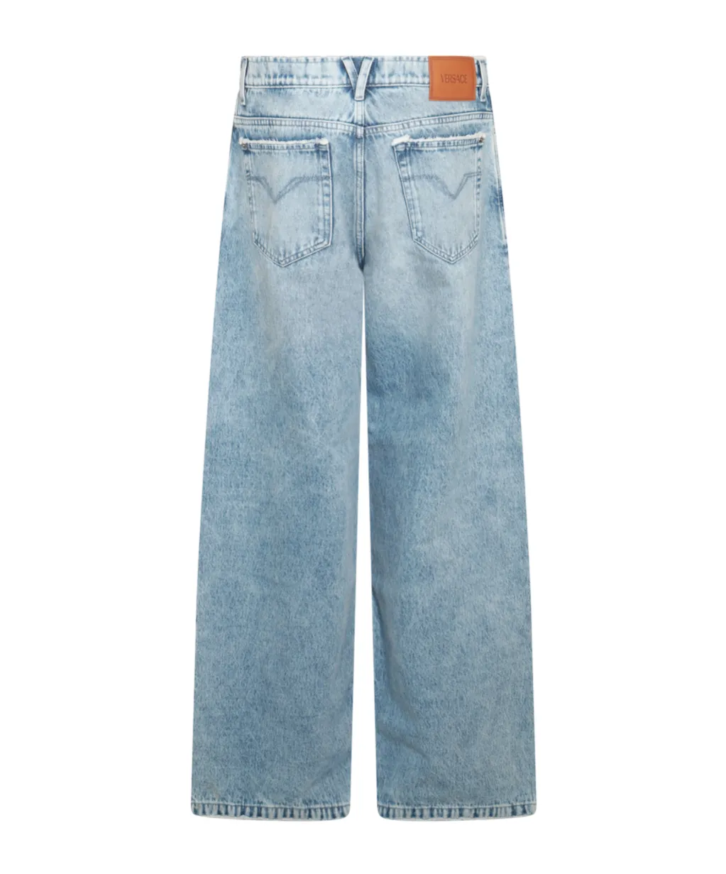 Logo-Patch Denim Jeans