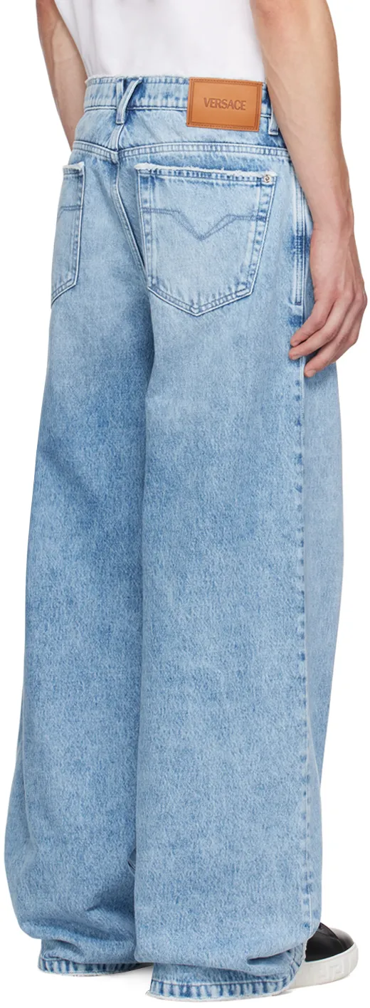 Logo-Patch Denim Jeans