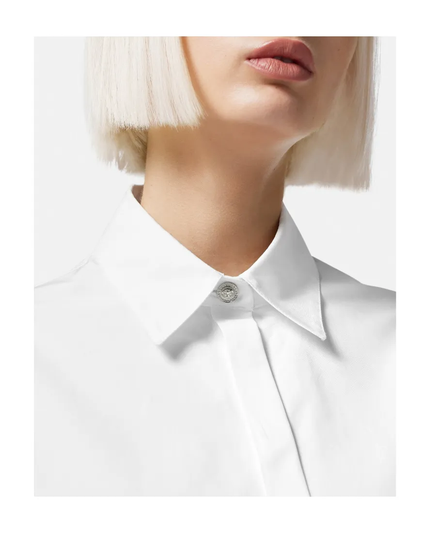 Long-Sleeved Button-Up Shirt
