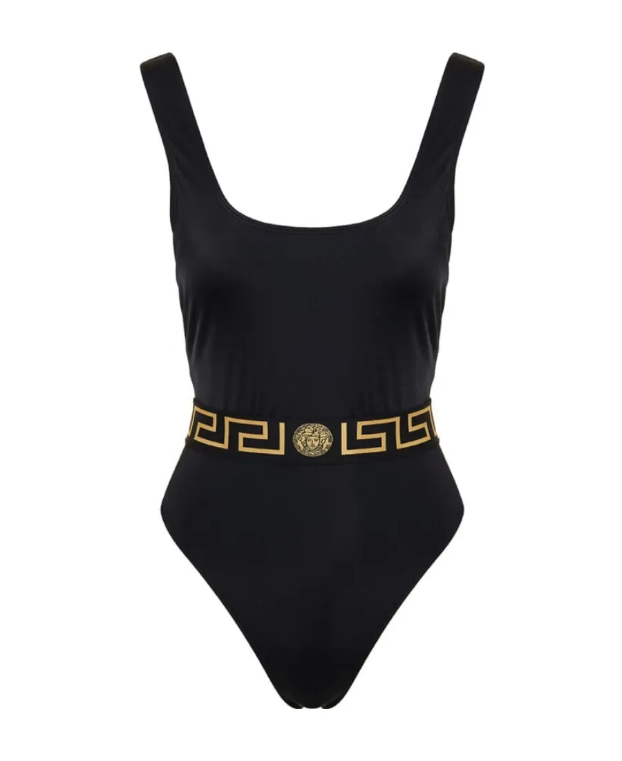 Greca Low Back One-Piece Swimsuit