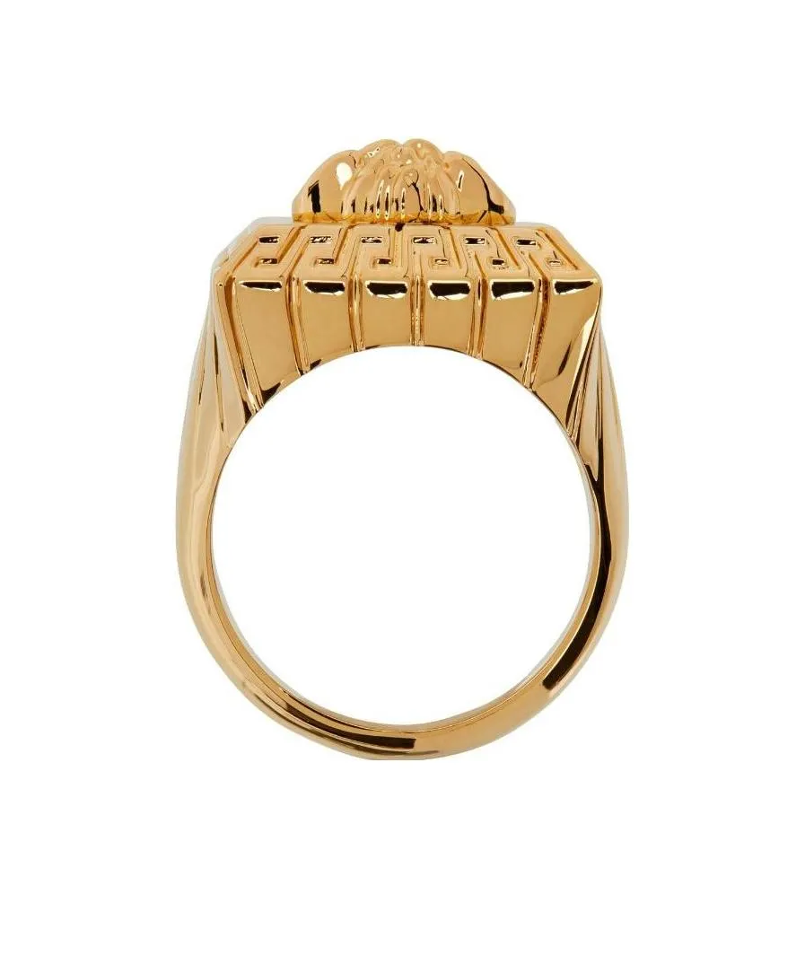 Medusa Signet Band Ring
