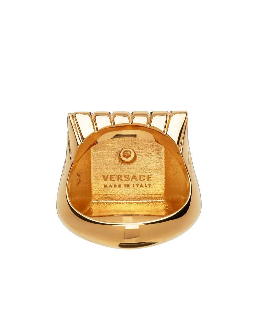 Medusa Signet Band Ring