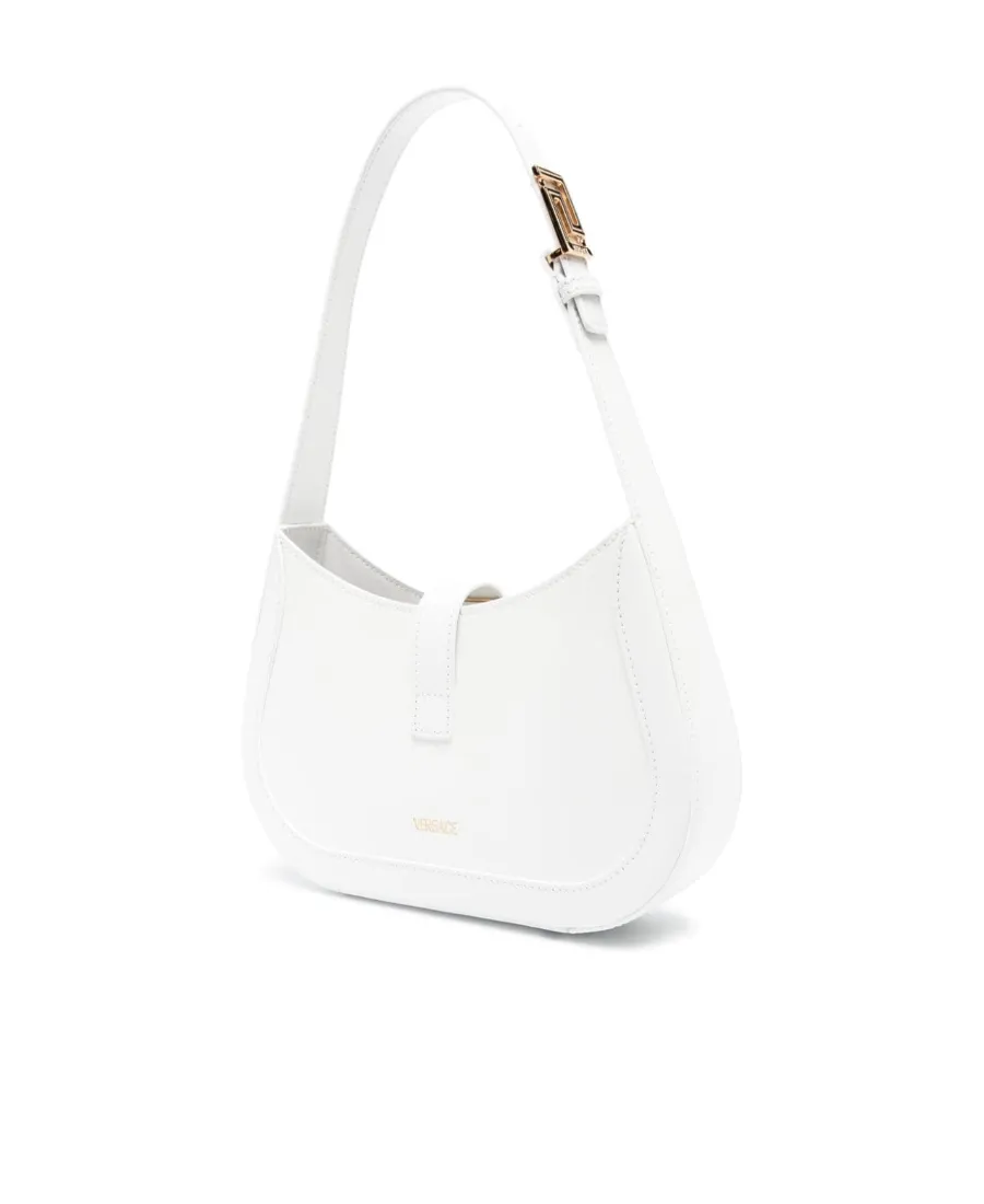 Greca Goddess Logo Plaque Small Shoulder Bag