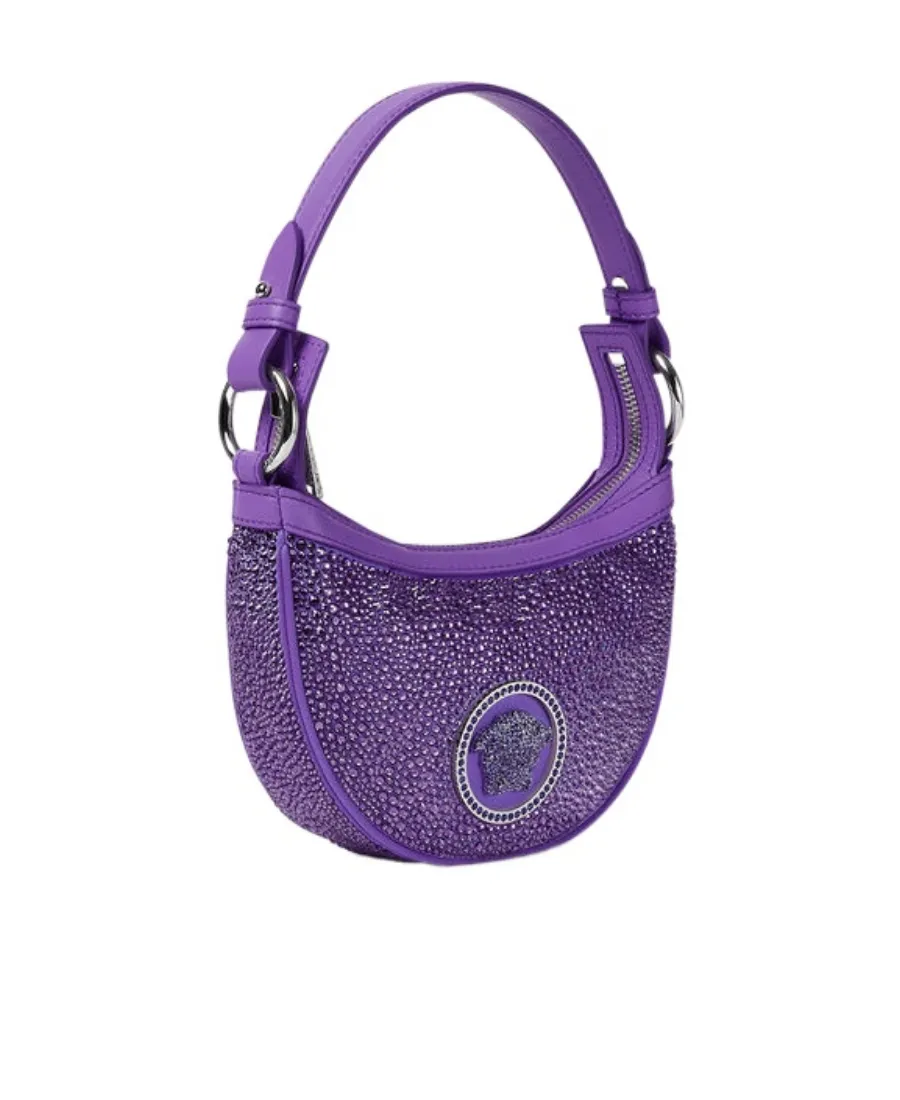 Versace Medusa-Motif Embellished Tote Bag
