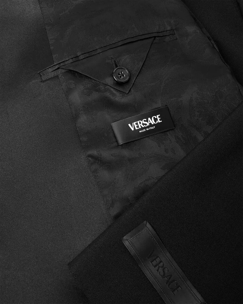 Duchesse Single-Breasted Tailored Blazer