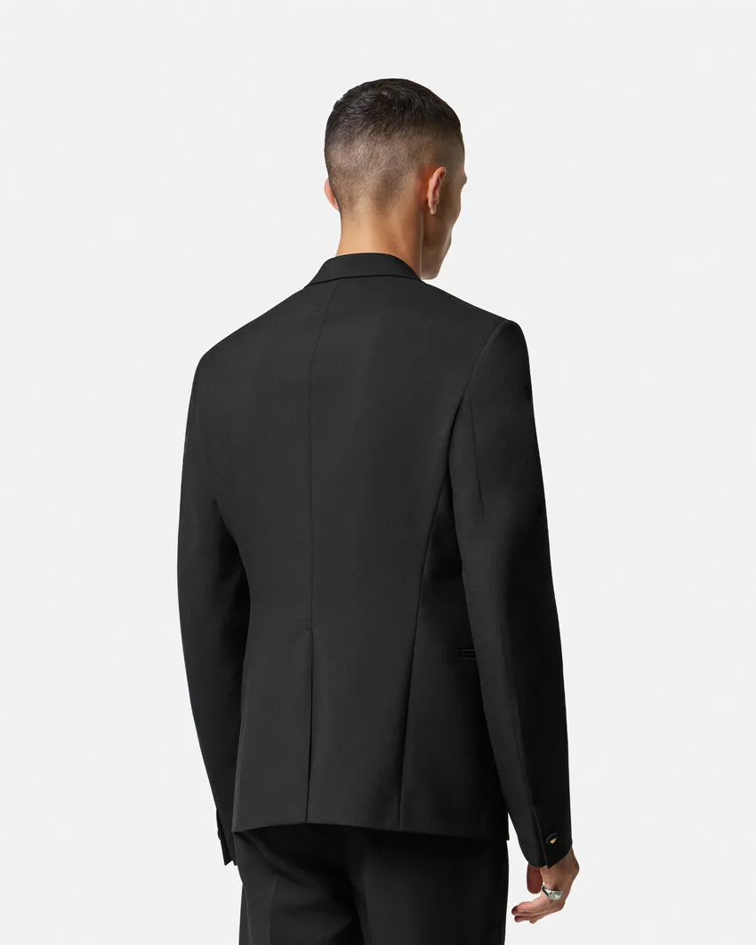 Duchesse Single-Breasted Tailored Blazer