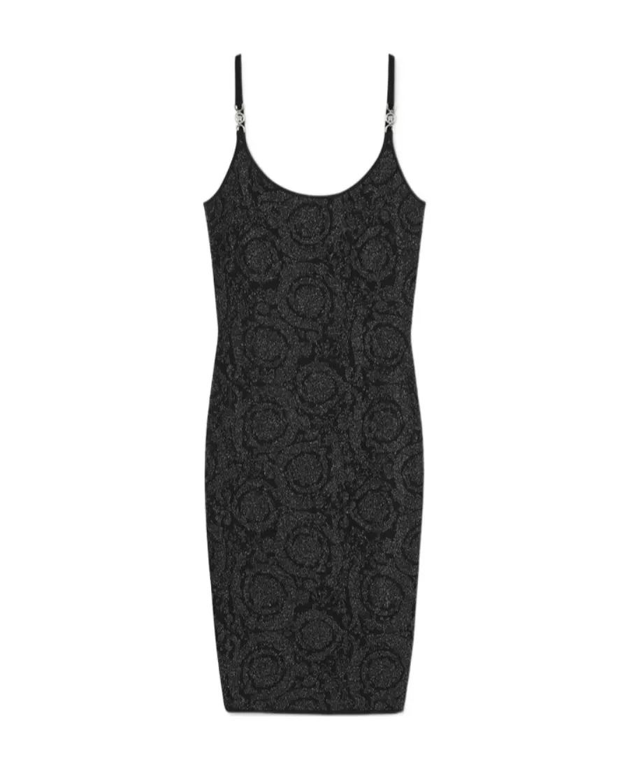 Barocco Lurex Stretched Dress