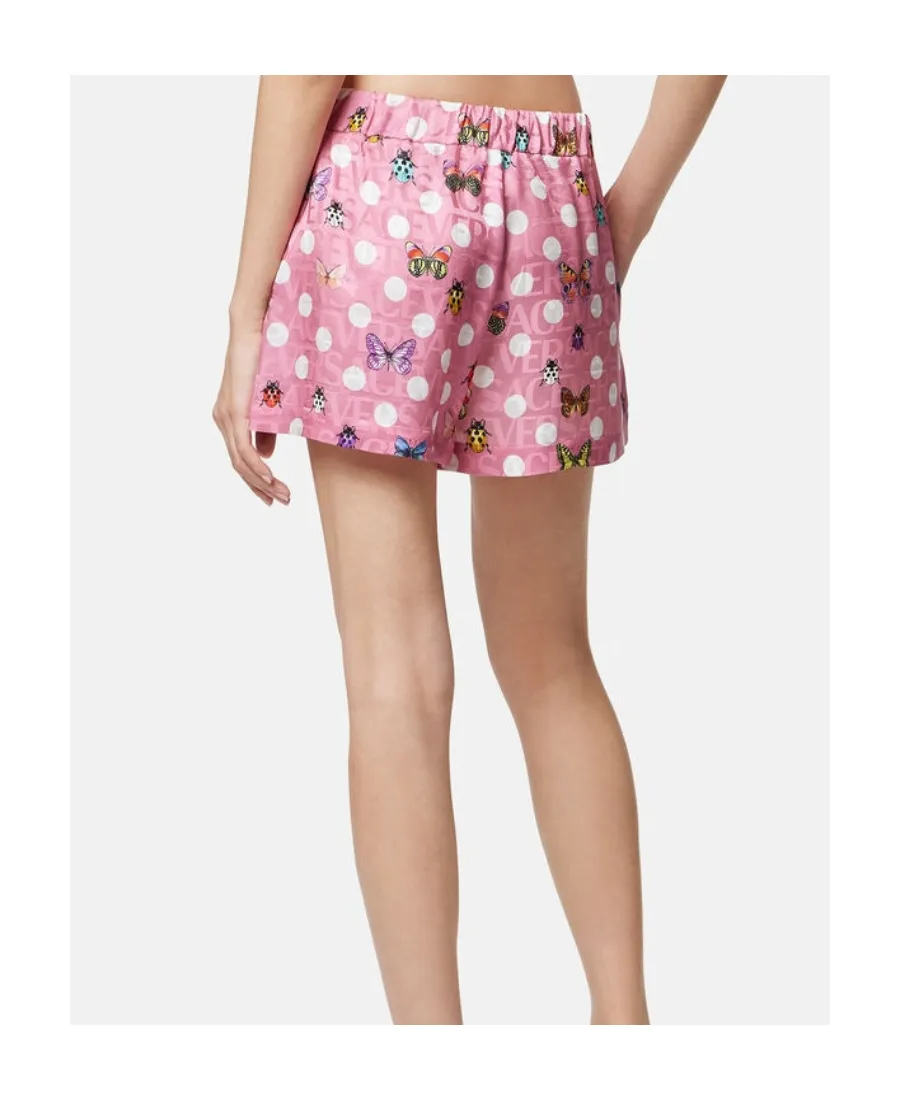X Dua Lipa Graphic-Printed Shorts