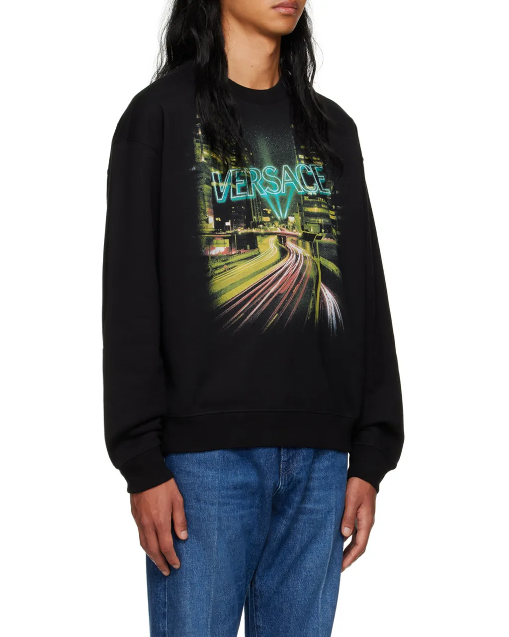 City Graphic-Printed Crewneck Sweatshirt